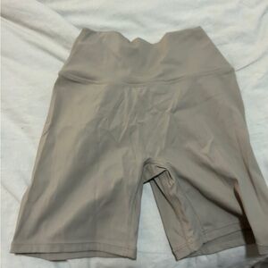 Crop Shop Boutique Beige Bike Shorts